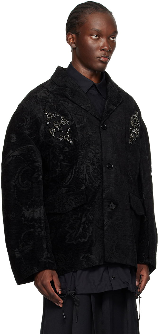 Яке Simone Rocha Simone Rocha Embellished Boxy Jacket Черно | 6099B 1092, 1
