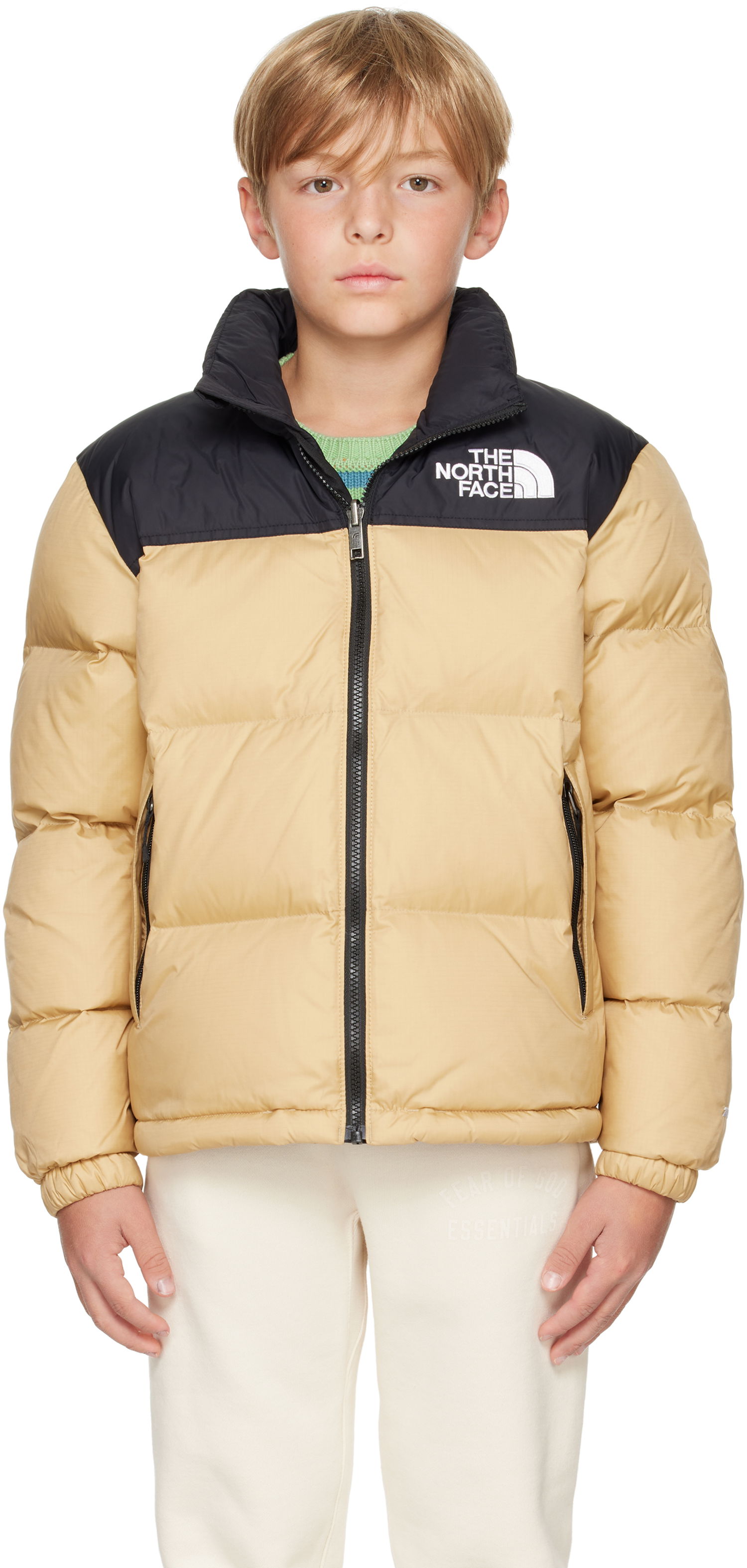 Пухо яке The North Face Kids' 1996 Retro Nuptse Down Jacket Бежово | NF0A8A4CLK5, 0