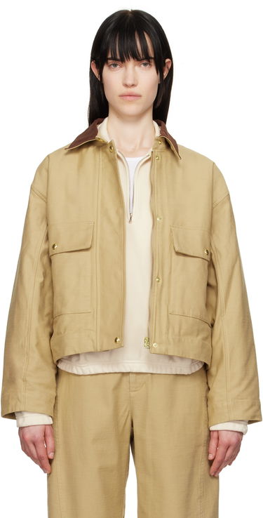 Яке rag & bone Rag & Bone Nonie 2-in-1 Twill Jacket Бежово | WAW25S20167516, 0