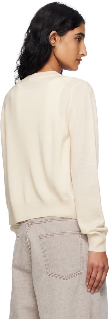 Пуловер MAISON KITSUNÉ Maison Kitsuné Double Fox Head Patch Cardigan Бежово | OW051CFKT1036, 2