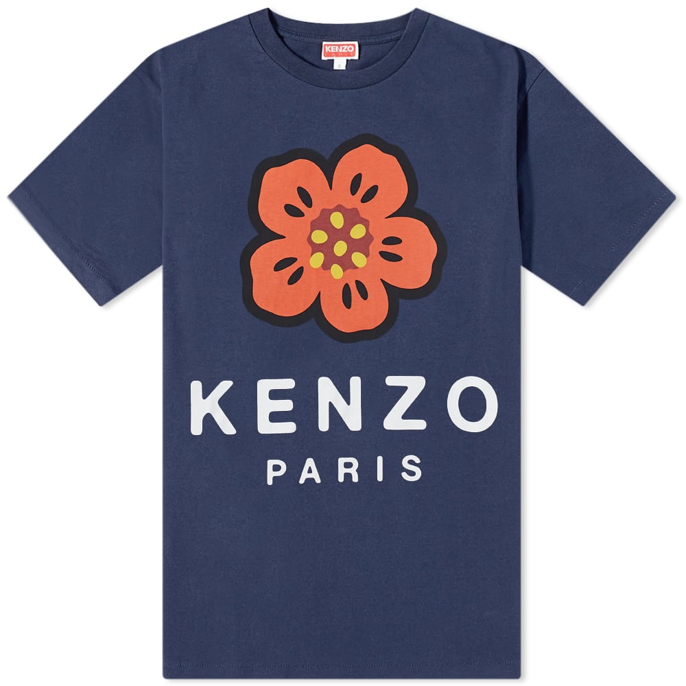 Тениска KENZO Logo Print Tee Тъмно синьо | FC65TS4074SO77, 0