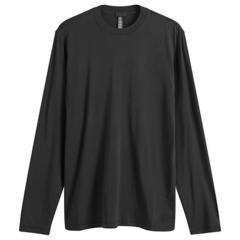 Тениска SKIMS Boyfriend Long Sleeve T-Shirt, Size X-Large Черно | AP-LGS-0585-ONX