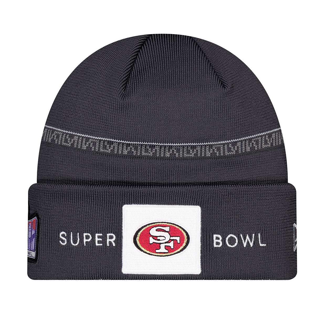 Шапка New Era San Francisco 49ers Opening Night Knit Beanie Сиво | 60573083, 0