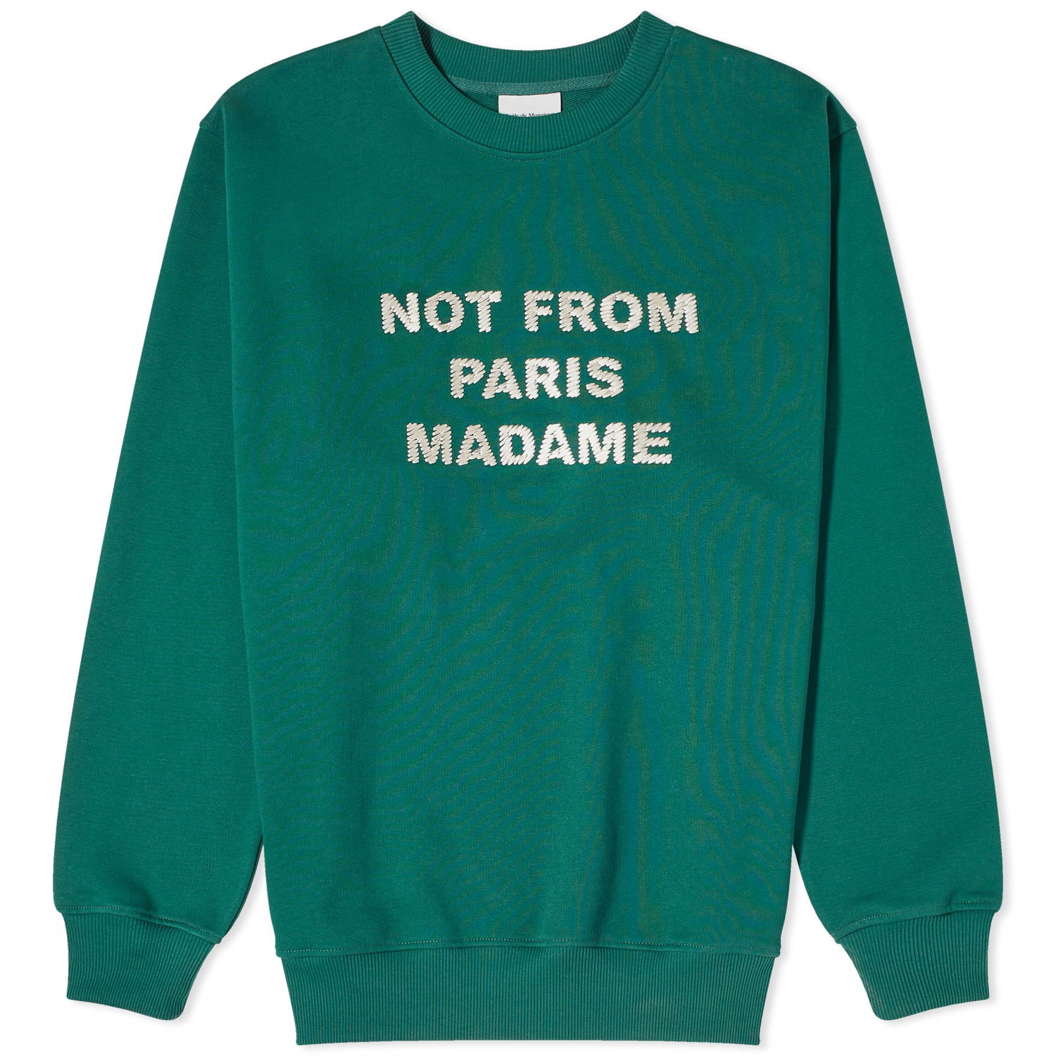 Суитчър Drôle de Monsieur Not From Paris Madame Зелено | D-SW141-CO127-FGN, 0