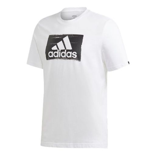 Тениска adidas Originals Brushstroke Training T-Shirt Бяло | GD5894, 0