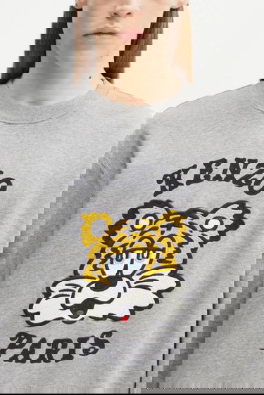 Суитчър KENZO Kenzo x Verdy Printed Cotton Sweatshirt Сиво | FF58SW2394MF.94, 6