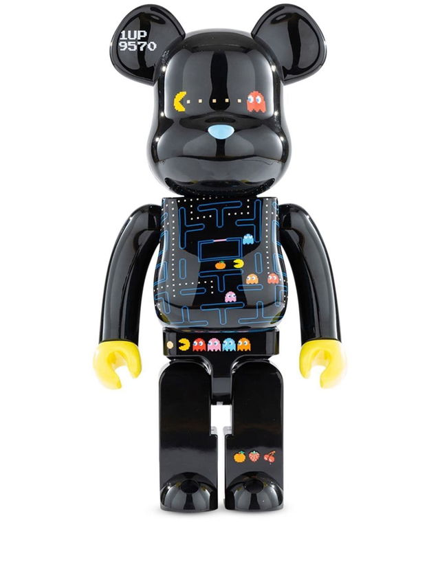 Bearbrick Pac-Man "10" figure - Black