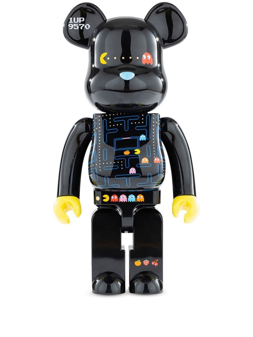 Колекционерско Medicom Toy Bearbrick Pac-Man "10" figure - Black Черно | MEDI004118507466