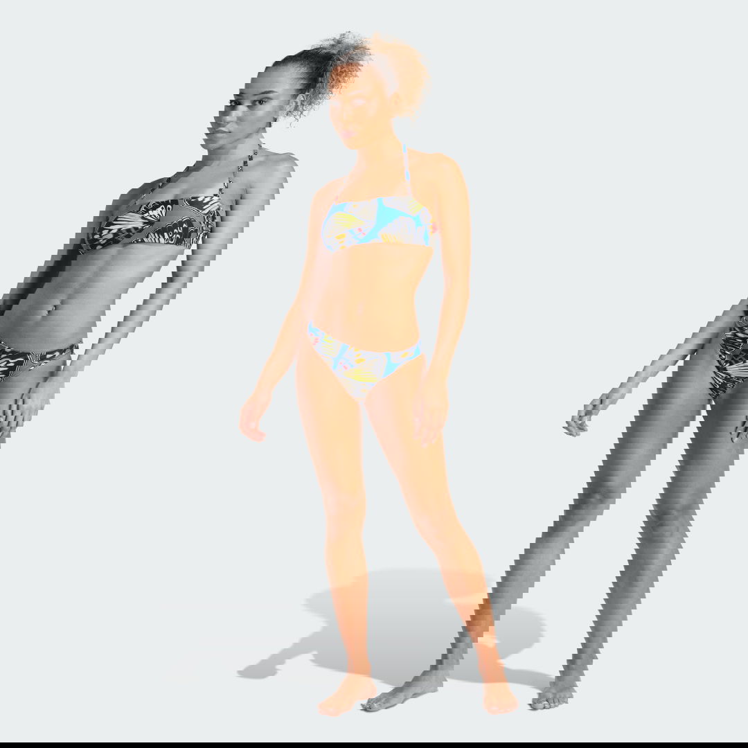 Бански adidas Performance adidas x FARM Bandeau Bikini Set Синьо | JM8143, 0