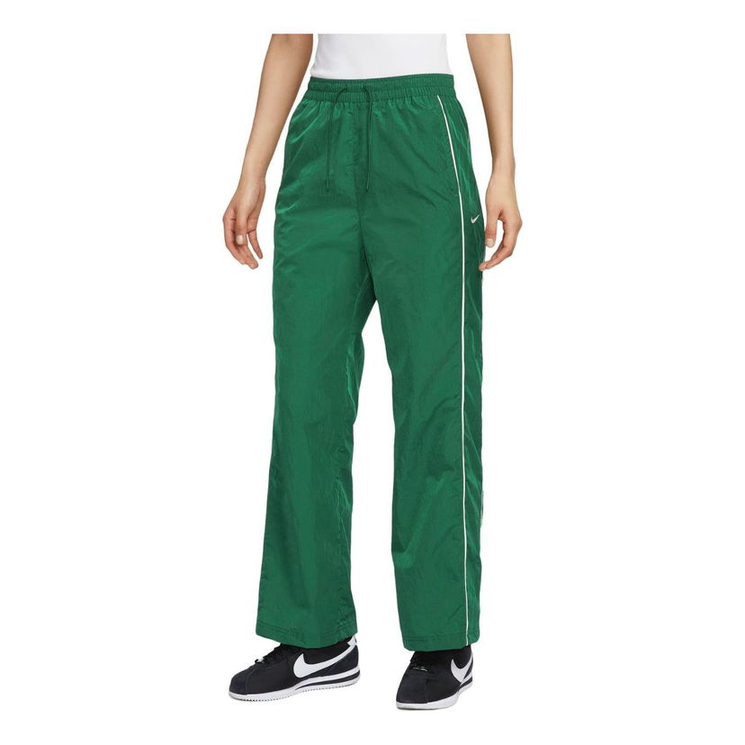 Панталони Nike Windrunner High-Waisted Woven Pants Зелено | FV7656-300