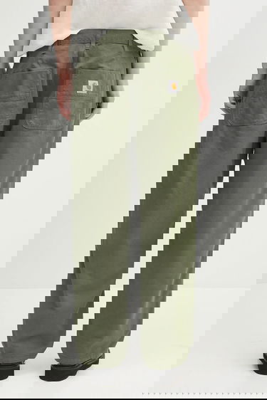 Панталони Carhartt WIP Albert Pant Pleated Wide-Leg Chinos Зелено | I034804.66702, 2