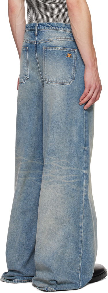 Дънки Courrèges Courrèges One Pocket Baggy Jeans Синьо | 324DPA238DE0033, 2