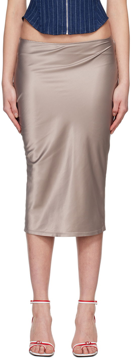 Пола Miaou Miaou Verona Midi Skirt Сиво | 4027SS3SIL, 0