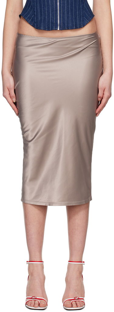 Пола Miaou Miaou Verona Midi Skirt Сиво | 4027SS3SIL, 0