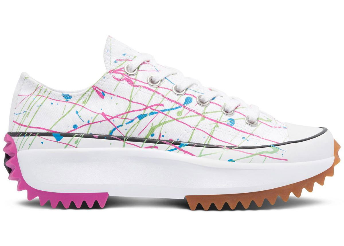 Кецове и обувки Converse Run Star Hike Ox Paint Splatter White W Бяло | 571873C, 0