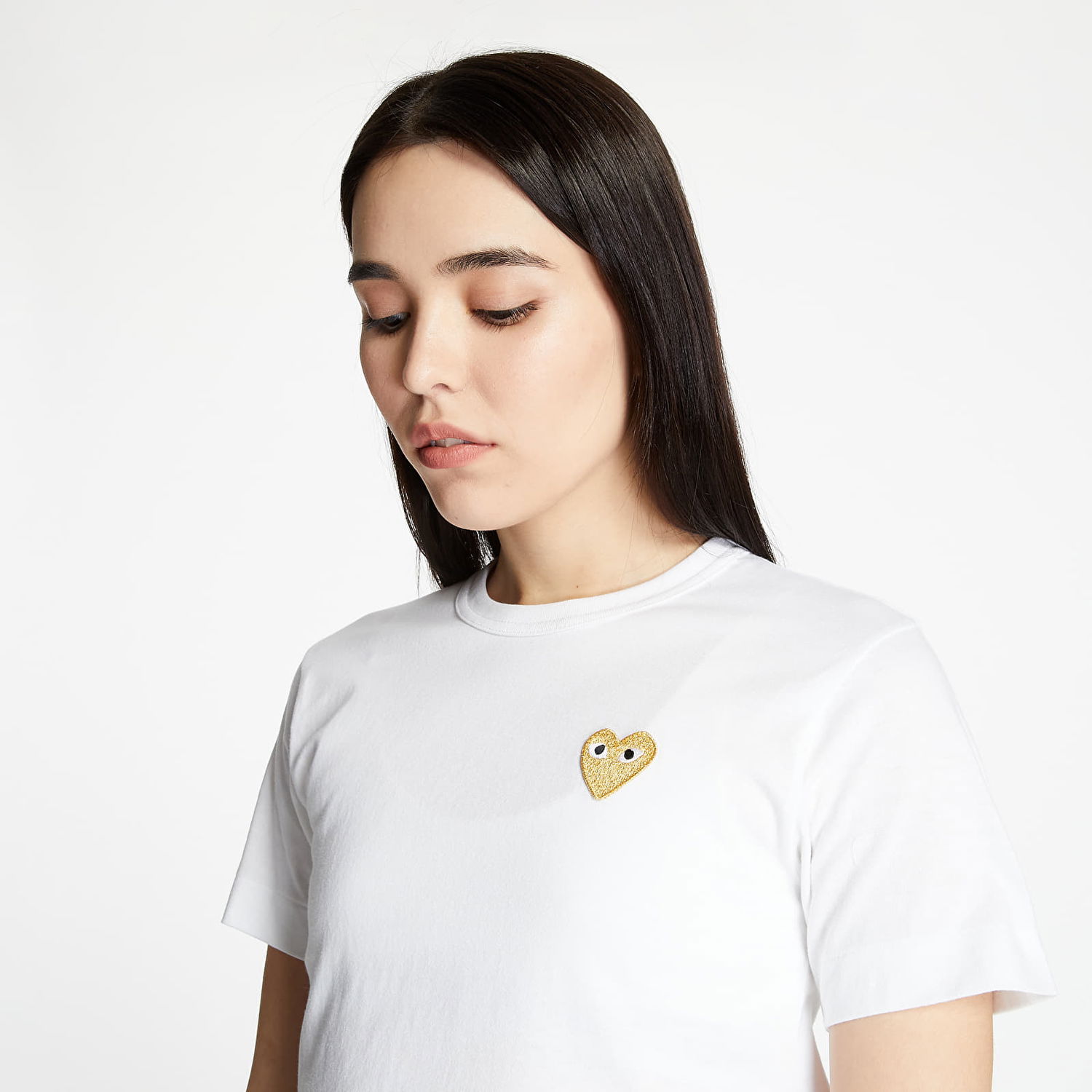 Тениска Comme des Garçons Play T-shirt Бяло | AZT215 white, 0