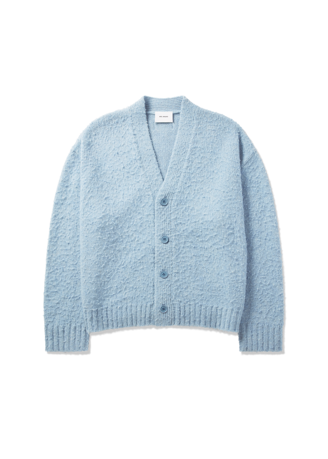 Studio Fuzzy Knit V-Neck Cardigan