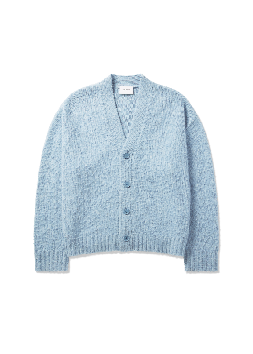 Пуловер AXEL ARIGATO Studio Fuzzy Knit V-Neck Cardigan Синьо | A3731003