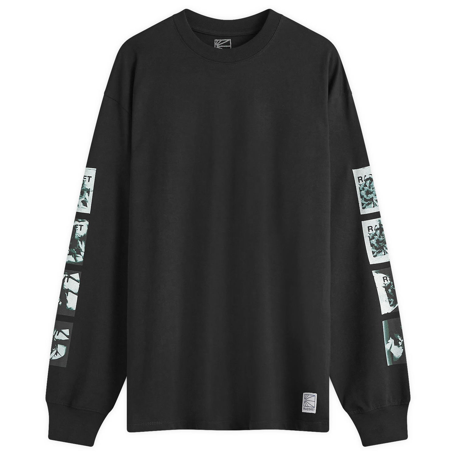 Тениска PACCBET Flower Long Sleeve Черно | PACC15T011-BLK, 0