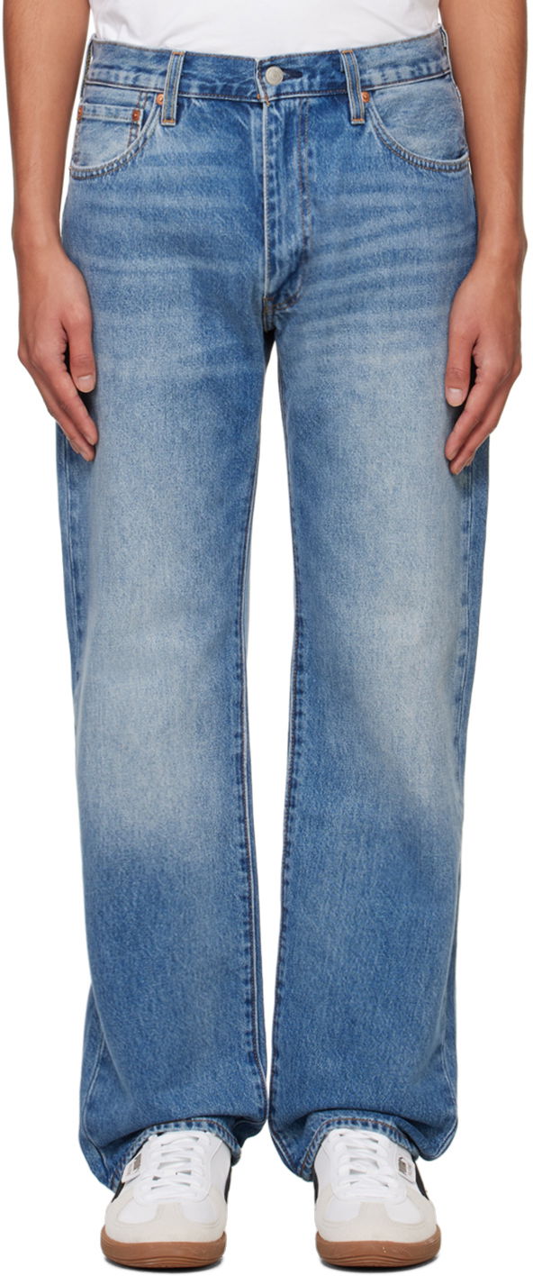 Дънки Levi's 555 Relaxed Straight Jeans Синьо | 000LO-0004, 0