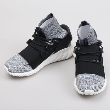 Кецове и обувки adidas Originals Tubular Doom Primeknit "Core Black" Сиво | BY3550, 2