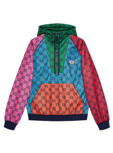 Суитчър Gucci GG Jersey Hoodie Червено | 661175 XJDLR 3653