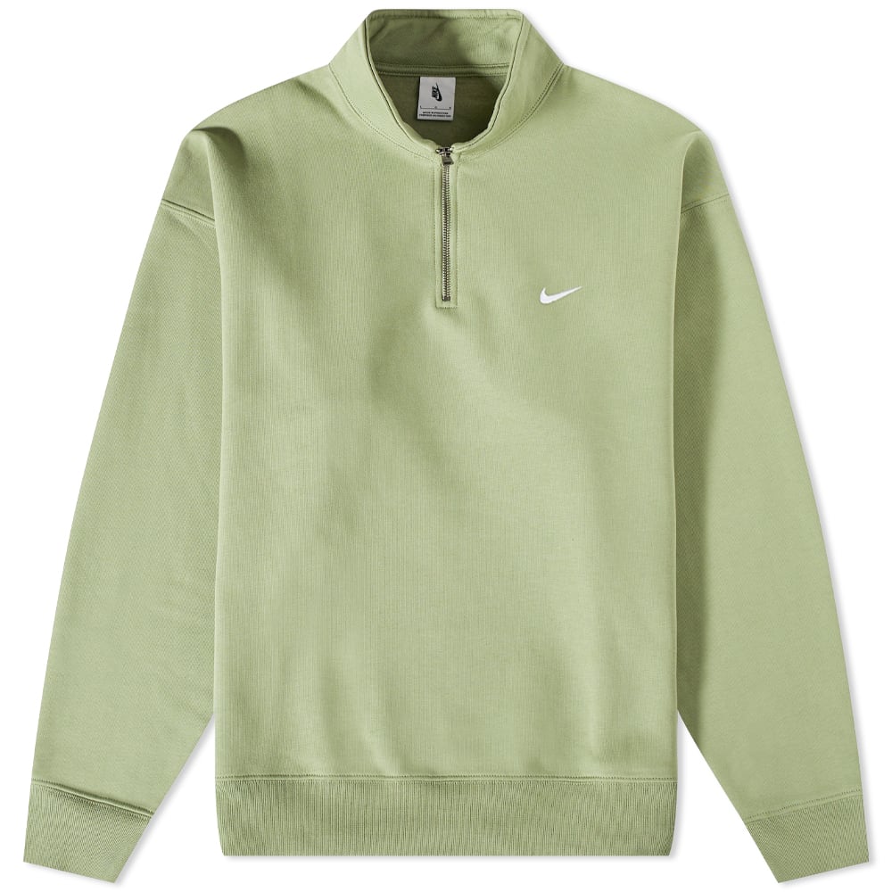 Суитчър Nike Solo Swoosh Quarter Zip-Top Зелено | DQ5209-386, 0