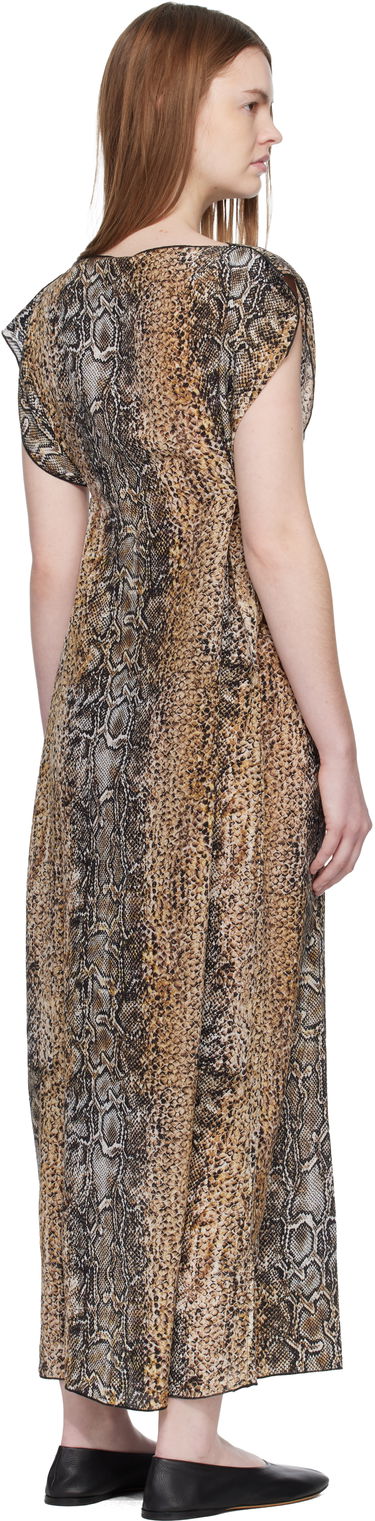 Pокля Baserange Rema Snakeskin Print Maxi Dress Многоцветен | DRRE-SC-WI25, 2