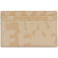 Портфейл Alexander McQueen Graffiti Logo Card Holder Бежово | 7362301AAQ6-9710, 2