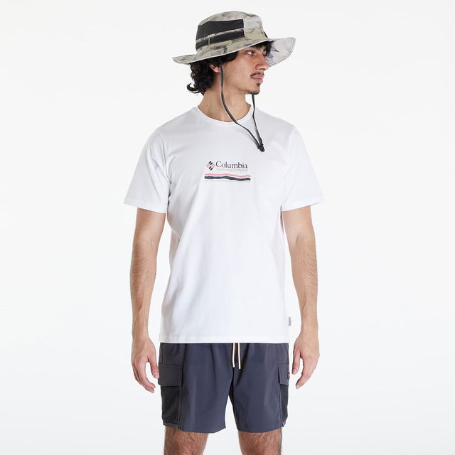 Explorers Canyon Back Short Sleeve Tee White/ Heritage