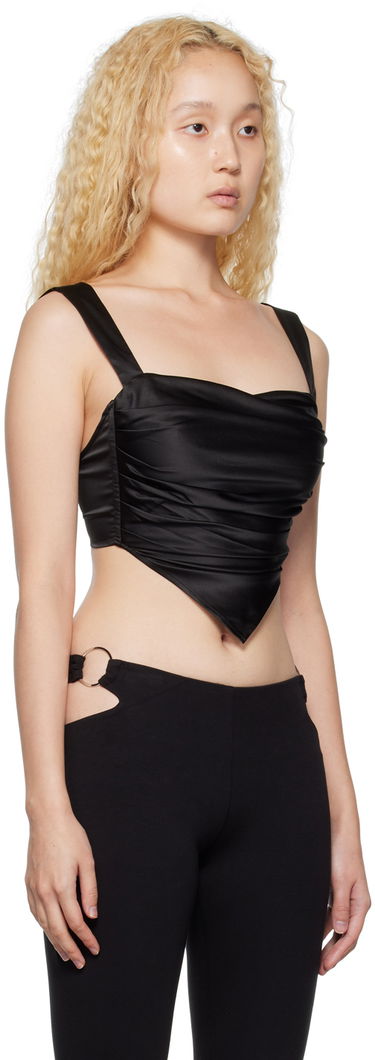 Потник Miaou Miaou Tati Draped Tank Top Черно | 7031-CL-BLK, 1
