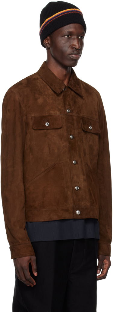 Яке Paul Smith Paul Smith Trucker Suede Jacket Кафяво | M1R-017Y-K01930-69, 1