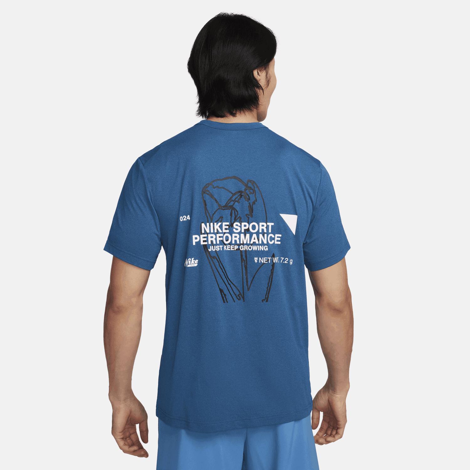 Тениска Nike Hyverse Dri-FIT UV Синьо | FN3279-476, 1