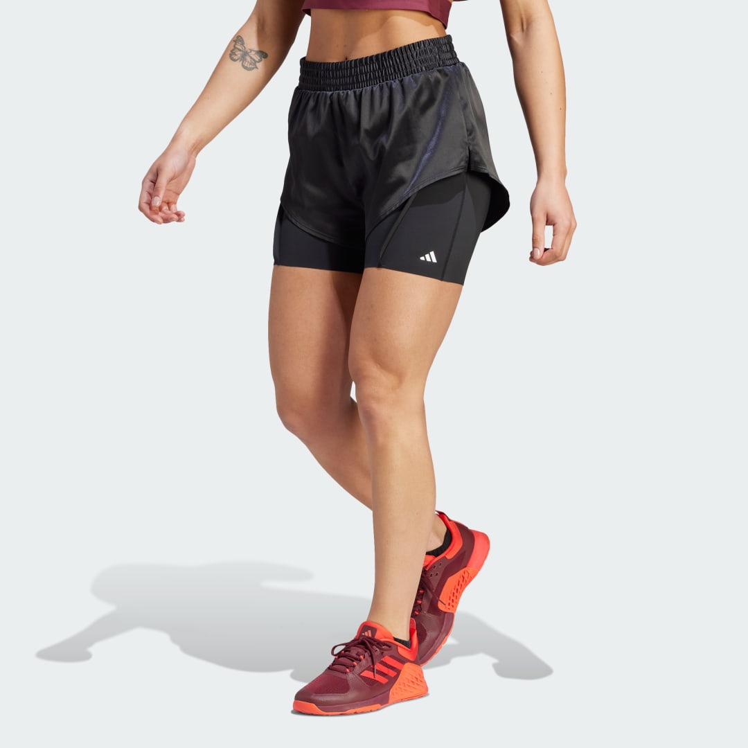 Къси панталони adidas Performance Power AEROREADY 2-in-1 Shorts Черно | IL9449, 1