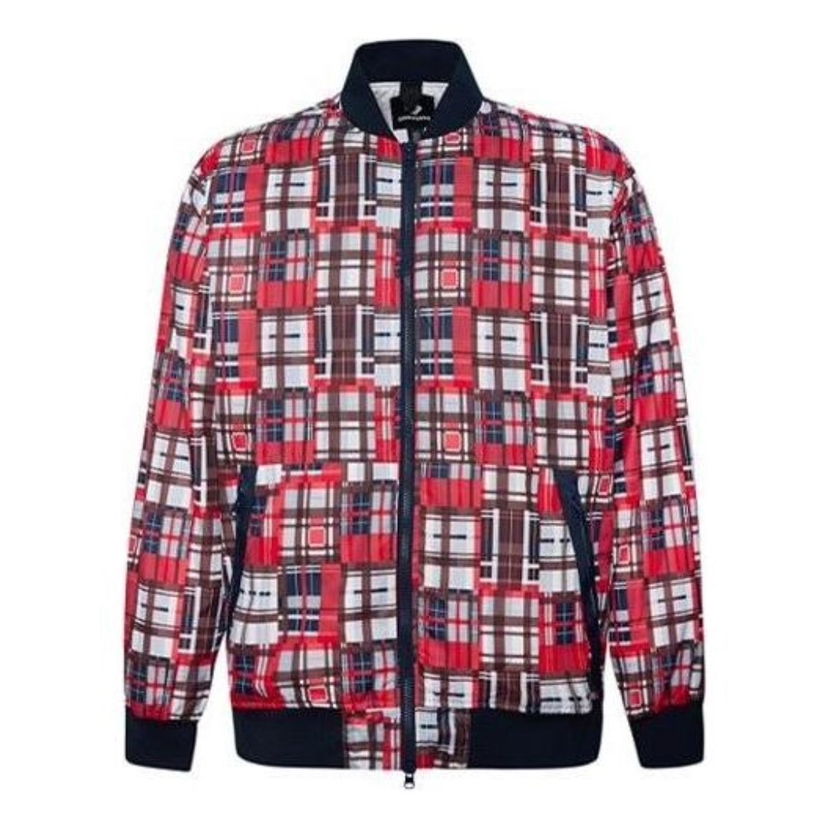 Яке бомбър Converse Printed Utility Bomber Jacket Червено | 10019474-A02