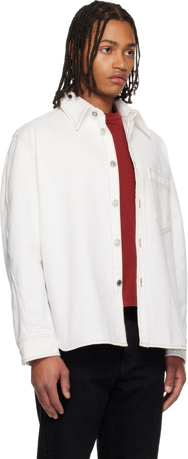 Яке Givenchy Couture Seam Overshirt Бяло | BM615W516T100, 1