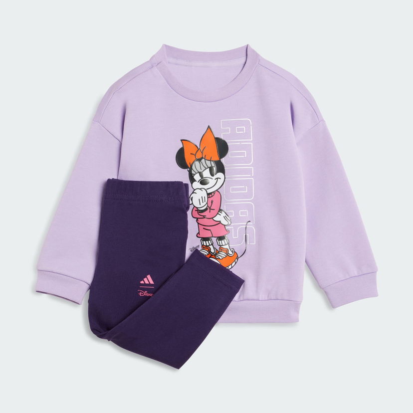 Комплект adidas Performance Disney Minnie Mouse Jogger Set Лилаво | JL9173