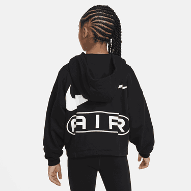 Суитчър Nike Air Full-Zip Fleece Hoodie Черно | FN8615-010, 3