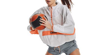 Яке Under Armour Rush Woven Anorak Бяло | 1376920-100, 1