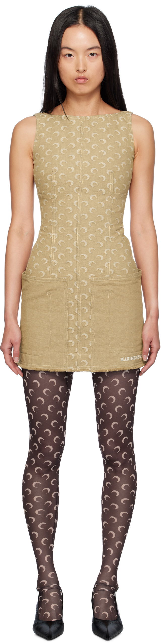 Jacquard Twill Minidress