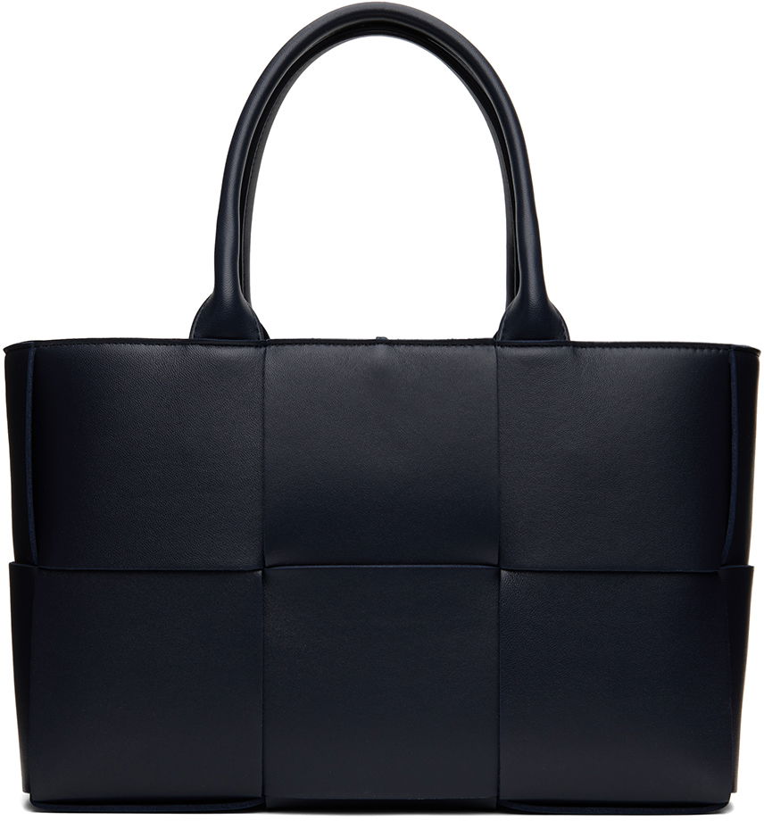 Голяма пазарска чанта Bottega Veneta Small Arco Tote Bag Тъмно синьо | 652867 VCQC2, 0