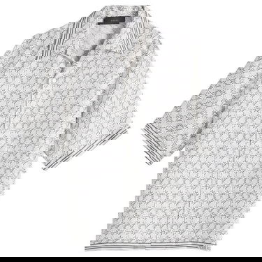 Риза AMIRI Quad Bowling Pattern Shirt Бяло | AMSTCA1084-179, 0