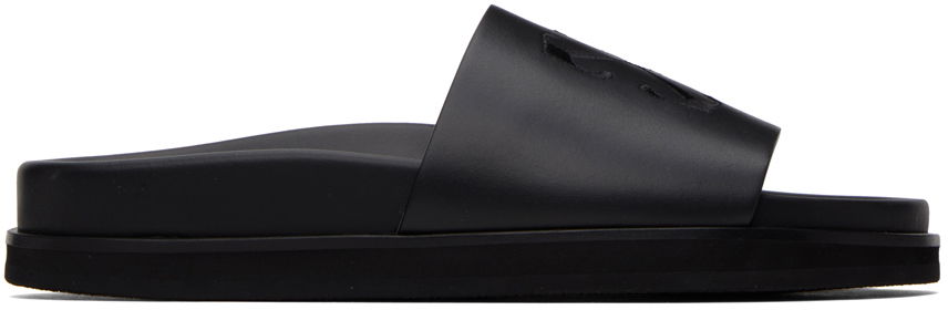 Кецове и обувки Off-White Black Pool Time Slides Черно | OMIT006F23LEA0011010, 0