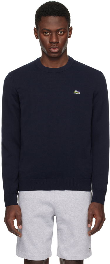 Пуловер Lacoste Navy Crewneck Sweater Тъмно синьо | AH1985_166, 0