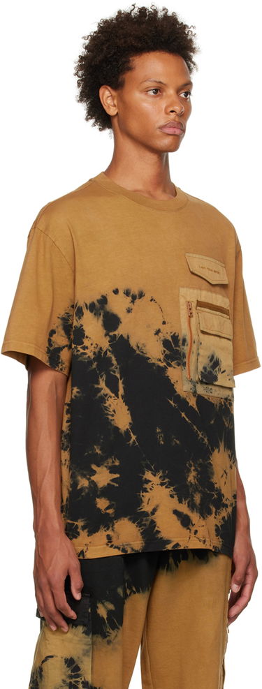 Тениска Feng Chen Wang Feng Chen Wang Bleached Pocket T-Shirt Кафяво | FMF14TS02, 1