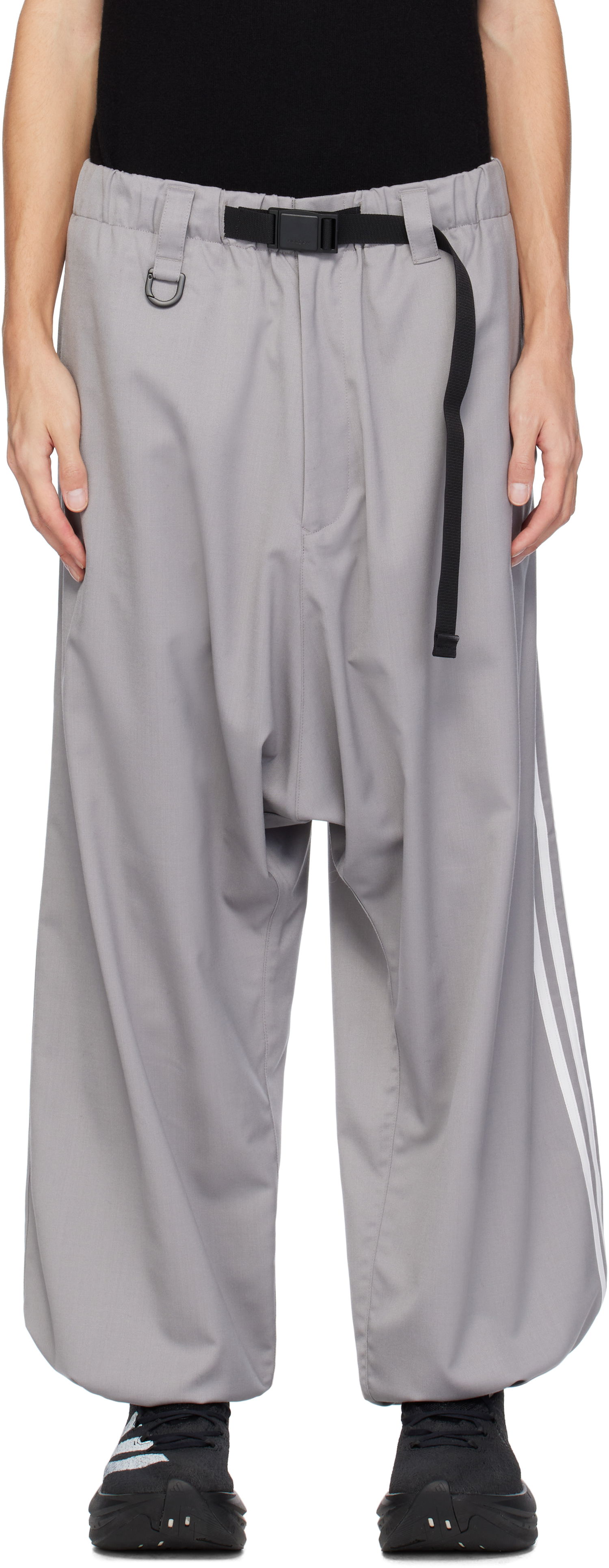 Панталони Y-3 Wool Trousers Сиво | JE3453, 0