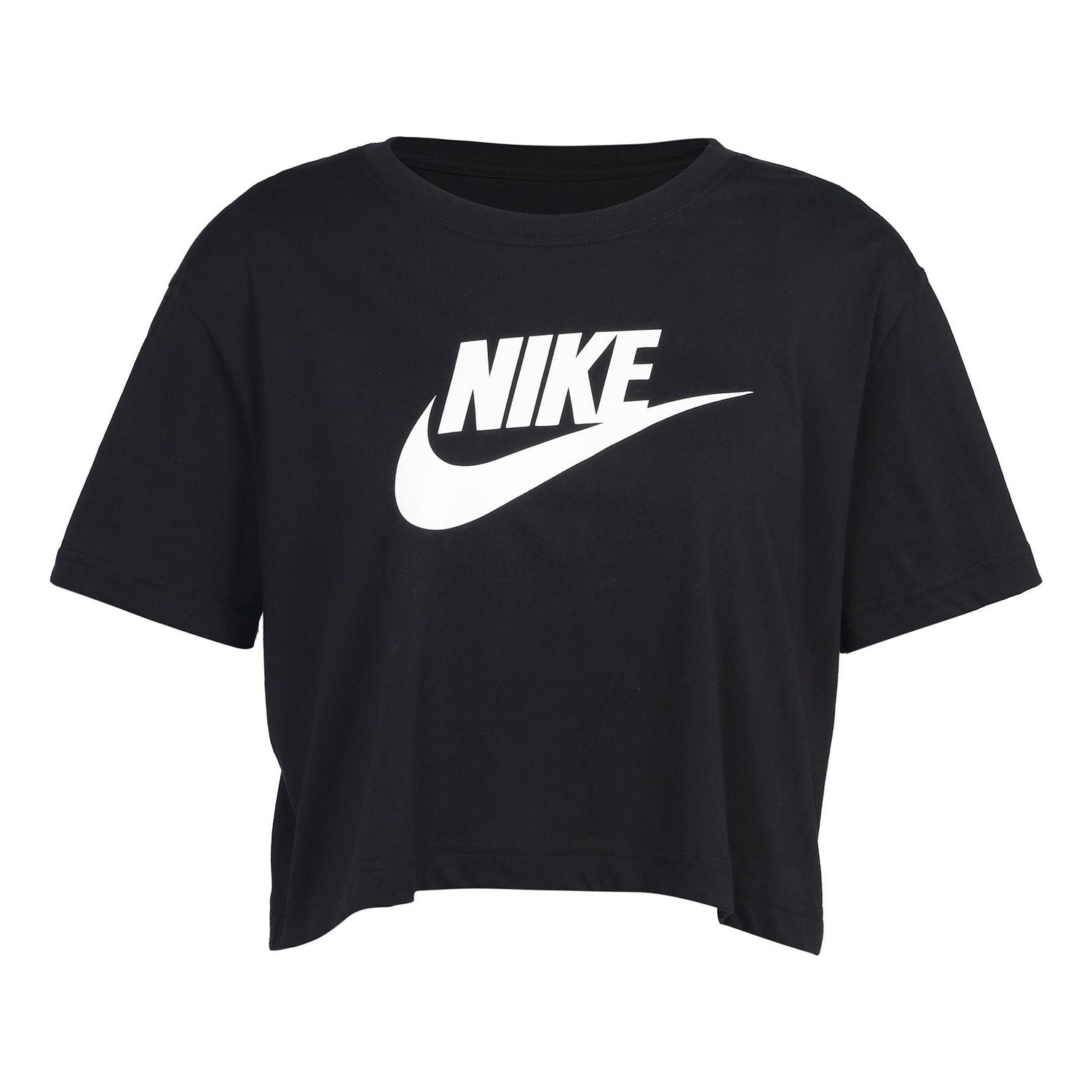 Съкратен топ Nike Sportswear Essential Crew Neck Short Sleeve T-Shirt Черно | BV6176-010, 0