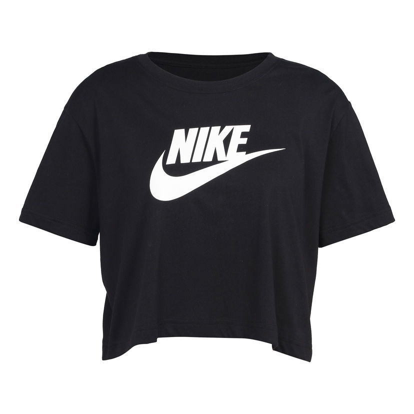 Съкратен топ Nike Sportswear Essential Crew Neck Short Sleeve T-Shirt Черно | BV6176-010