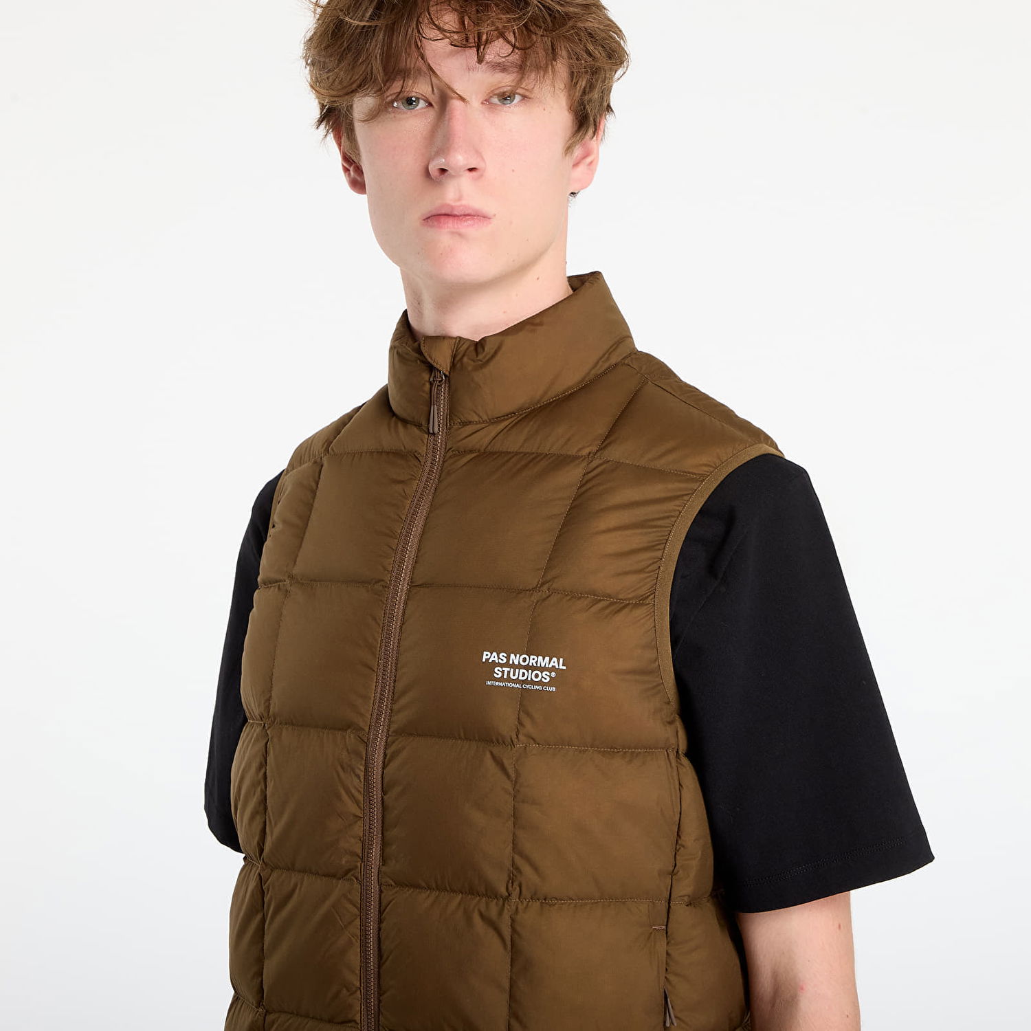 Жилетка Pas Normal Studios Off-Race Down Vest Кафяво | NO33AMI-228, 1