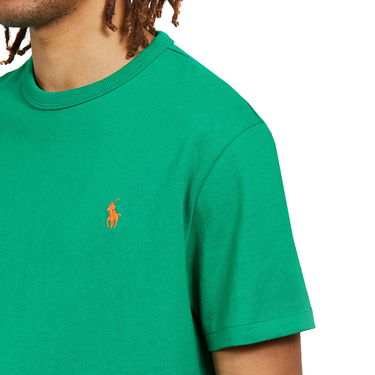 Тениска Polo by Ralph Lauren Classic Fit Jersey Crewneck T-Shirt Зелено | 710811284010, 2